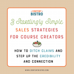 Sales strategies and course promotion for course creators